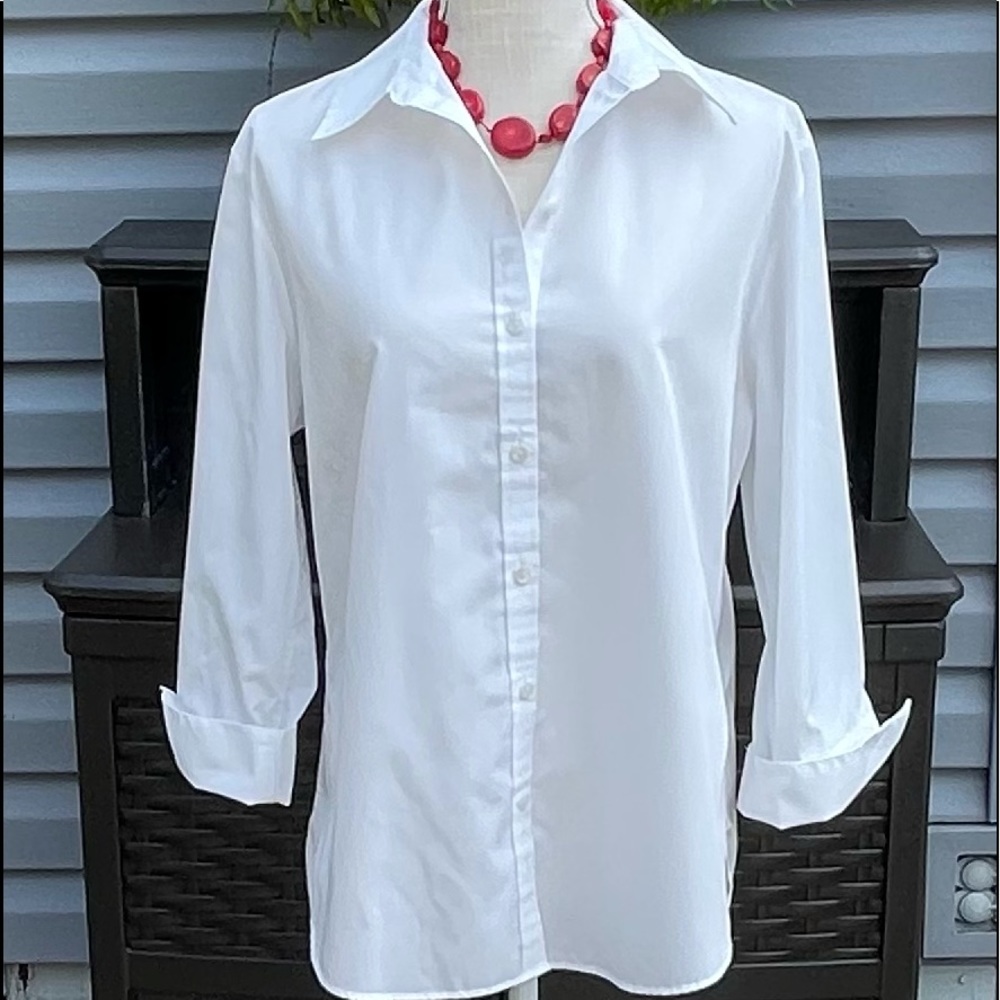 Westbound crisp white wrinkle-free shirt. Size 14.